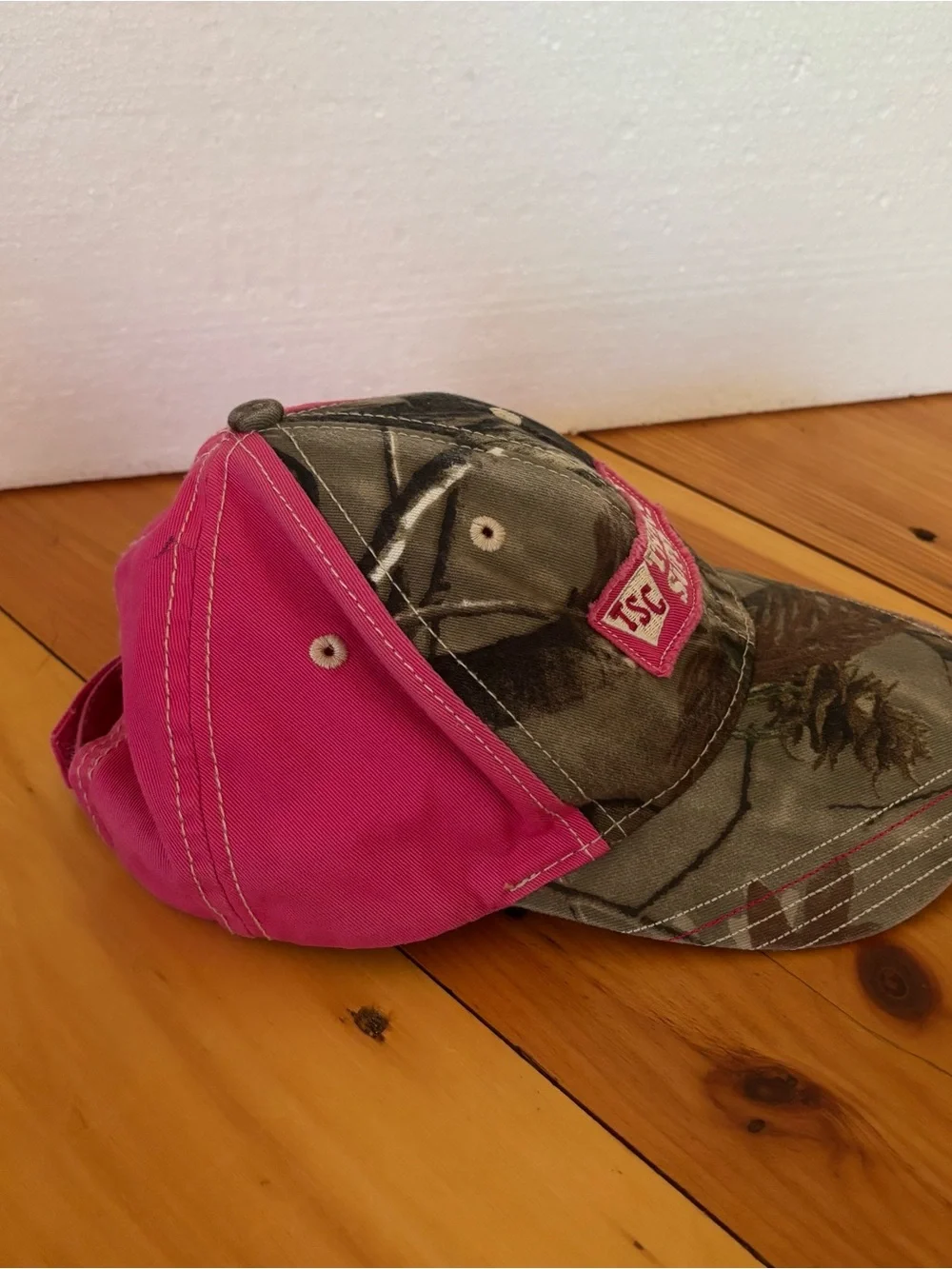 Tractor Supply Co Pink Camo Adjustable Hat Youth OSFA